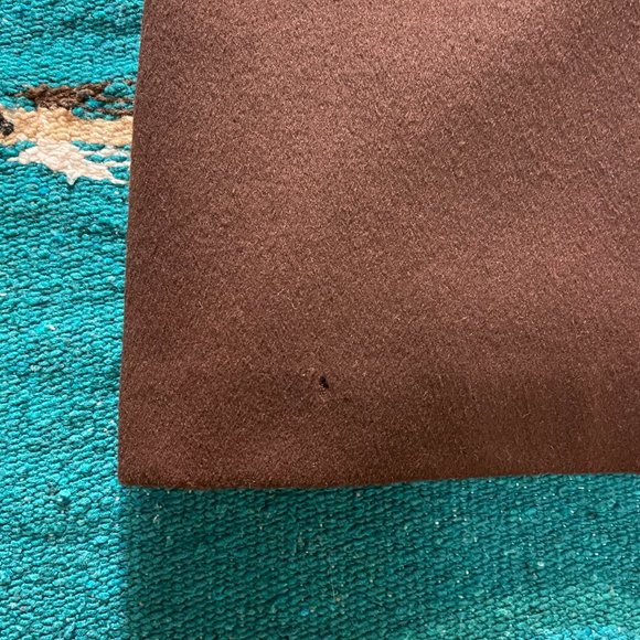 Vintage Michel Daniel, Paris Brown Wool Coat with Fur Collar - Picture 10 of 10